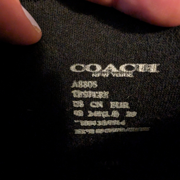 Coach Lester sz 9 Black Rain Boots ☔ - Picture 4 of 5